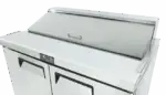 ATOSA MSF8306GR: Commercial 48 Inch Two Door Stainless Steel Mega Top Sandwich Prep Table - Image 2