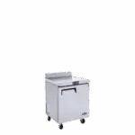 ATOSA MGF8408GR: Commercial 27 Inch Single Solid Door Stainless Steel Worktop Refrigerator With Backsplash - Image 2