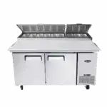 ATOSA MPF8202GR: Commercial 9-Pan Two-Door Pizza Prep Table - Image 3