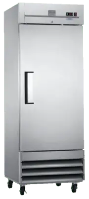 Commercial stainless steel reach-in freezer, top mount