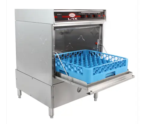 A tall, high-capacity professional stainless steel electric combi oven with a front-mounted digital interface and a 15-rack interior.