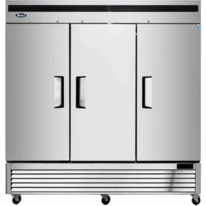 ATOSA MBF8508GR three door stainless steel reach-in refrigerator