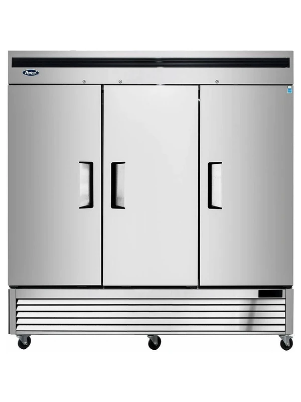 ATOSA MBF8508GR three door stainless steel reach-in refrigerator
