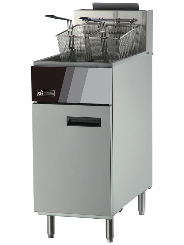 EFI RCTFS-50-N commercial natural gas floor fryer 50 lb capacity